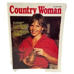 Country Woman Magazine Jan. Feb. 1988 Vol 18 No. 1 Cooking Crafts Design